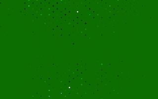 Light Green vector cover with spots.