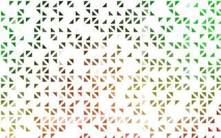 Light Green, Red vector background with triangles.