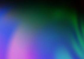 Dark Multicolor, Rainbow vector blurred shine abstract pattern.