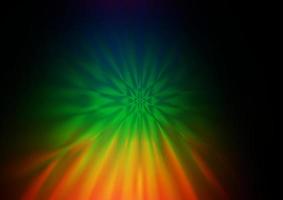 Dark Multicolor, Rainbow vector blur pattern.