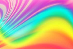 Light Multicolor, Rainbow vector pattern with liquid shapes.