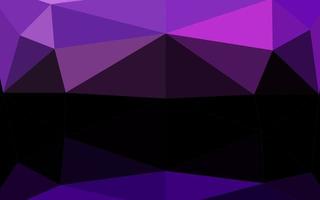 Light Purple vector shining triangular pattern.