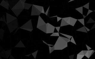 Dark Silver, Gray vector triangle mosaic template.