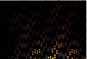 Dark Yellow, Orange vector layout with circle shapes.