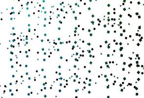 Light Blue, Green vector layout with circles, lines, rectangles.