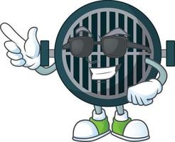 Cartoon character of grill vector