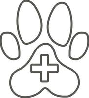 Veterinarian vector icon. Simple element illustration from map and navigation concept. Veterinarian vector icon. Real estate concept vector illustration.