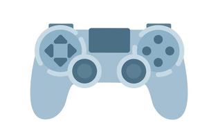 gamepad semi plano color vector objeto. jugando con dispositivo. juego controlador. editable icono. lleno tamaño elemento en blanco. sencillo dibujos animados estilo Mancha ilustración para web gráfico diseño y animación