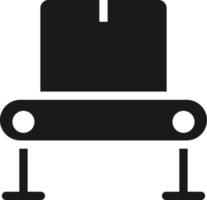 Mass production, conveyor icon - Vector. Simple element illustration from UI concept. Mass production, conveyor icon - Vector. Infographic concept vector illustration. on white background