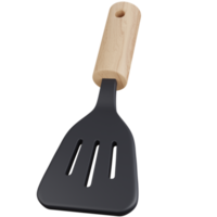 3d icono ilustración espátula cocina herramienta png