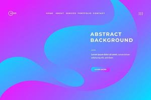 Blue Pink dynamic 3D background with modern fluid shape concept and minimalist poster suitable for various design media, including banner, web, header, cover, billboard, flyer, and social media vector