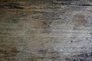 Top View of Old Wooden Table Background. photo