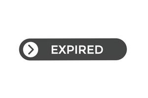 expired vectors.sign label bubble speech expired vector