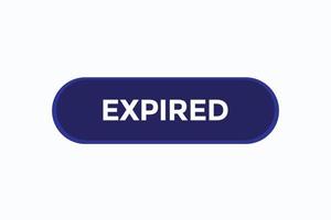 expired vectors.sign label bubble speech expired vector