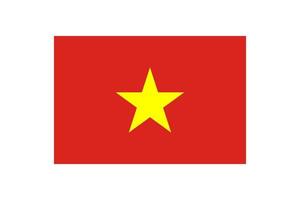 Vector Flag of Vietnam