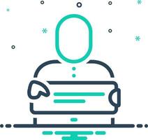 mix icon for name vector