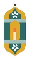 Islamic Lantern Element Illustration. Symbols of Ramadan Mubarak, Hanging Gold Lanterns, arabic lamps, lanterns moon, lantern element, star, art, vector and illustration