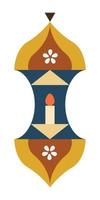 Islamic Lantern Element Illustration. Symbols of Ramadan Mubarak, Hanging Gold Lanterns, arabic lamps, lanterns moon, lantern element, star, art, vector and illustration