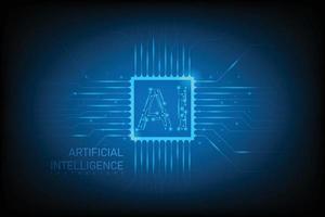 Artificial Intelligence Logo, Icon. Vector symbol AI, deep learning blockchain neural network concept. Machine learning, artificial intelligence, ai. Digital Data Security Technology Illustration.