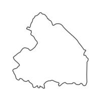 Drenthe province of the Netherlands. Vector illustration.