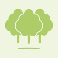 orgánico verde árbol logo, eco emblema, ecología natural símbolo. vector