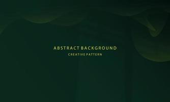 abstract background geometric gradient transparent liquid waves elegant simple minimalist green color emerald pastel eps 10 vector