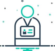 mix icon for name vector