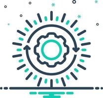 mix icon for implementing vector
