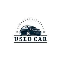 Used car logo design. Awesome used car logo. A used car logotype. vector