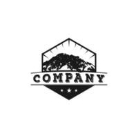 Mountain logo design vector inspiration