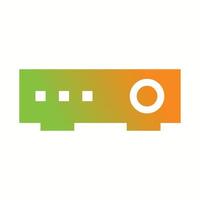 Beautiful Projector Vector Glyph icon