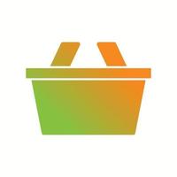 Beautiful Basket Vector Glyph icon