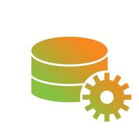 Beautiful Database management Vector Glyph icon