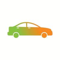 Beautiful Car Vector Glyph icon