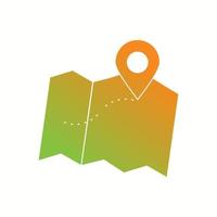 Beautiful Mark on maps Vector Glyph icon