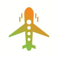 Beautiful Aeroplance Vector Glyph Icon