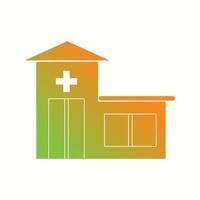 Beautiful Hospital Vector Glyph icon