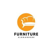 Furniture logo design template icon vector illustration