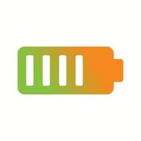Beautiful Mobile Battery Glyph Vector Icon