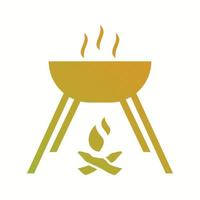 Beautiful Cooking Food Glyph Vector Icon