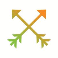 Beautiful Arrows Glyph Vector Icon