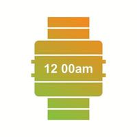 Beautiful Watch Glyph Vector Icon