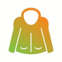 Beautiful Jacket Glyph Vector Icon