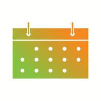 Beautiful Calendar Glyph Vector Icon