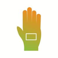 Beautiful Glove Glyph Vector Icon