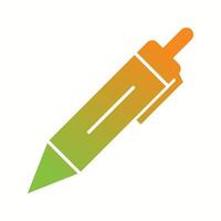 Beautiful Pen Glyph Vector Icon