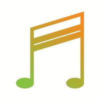 Beautiful Music Glyph Vector Icon