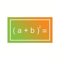 Beautiful Formula Glyph Vector Icon