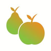 Beautiful Fruit Glyph Vector Icon