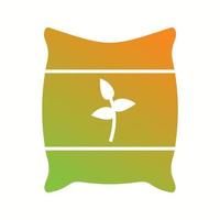 Beautiful Seeds Glyph Vector Icon